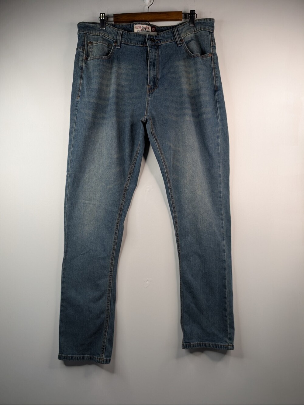 Hudson Barrow Men's Slim Stretch Denim Jeans Size 40x32